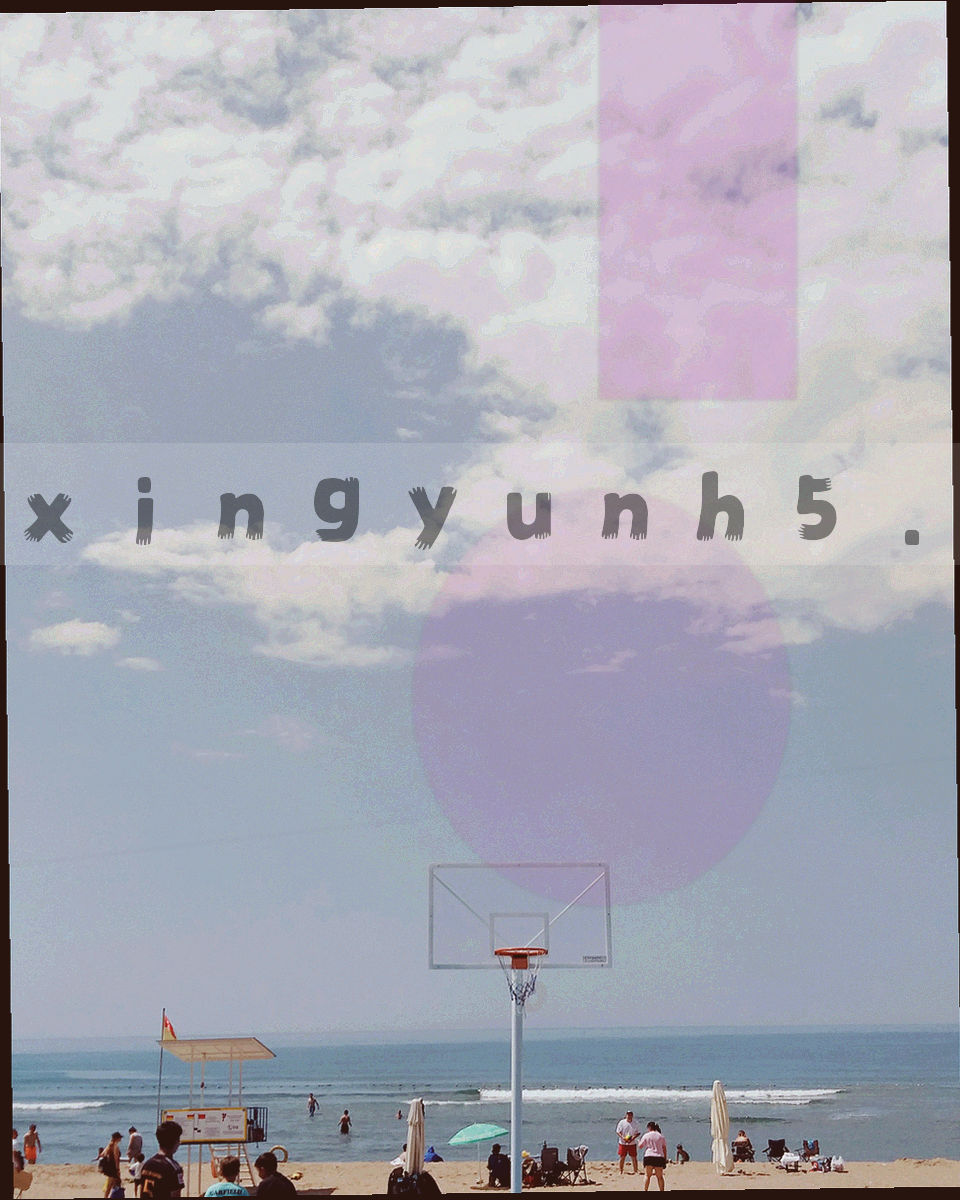 一条自下而上延伸的柔和曲线，沿途分布着橙与蓝的几何杏形节点，背景带暖纸纹理
